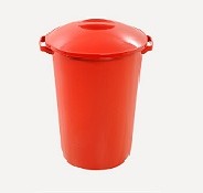 E60 – CESTO PLÁSTICO 60L COM TAMPA