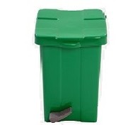 P25 – CESTO PLÁSTICO QUADRADO COM PEDAL 25 L.