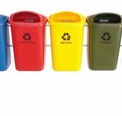 PLJ 505 – COLETA SELETIVA COM 5 CESTOS DE 50 LITROS