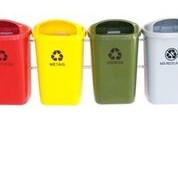 PLJ 506 – COLETA SELETIVA COM 6 CESTOS DE 50 LITROS